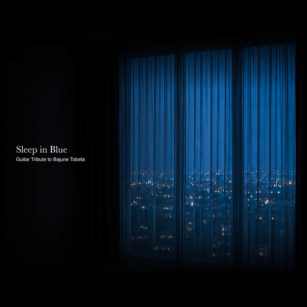 Bajune Tobetaの楽曲をJazz Paradiseが柔らかなギターで描く『Sleep in Blue』『Gamma Focus Guitar』7/24、2作同時配信
