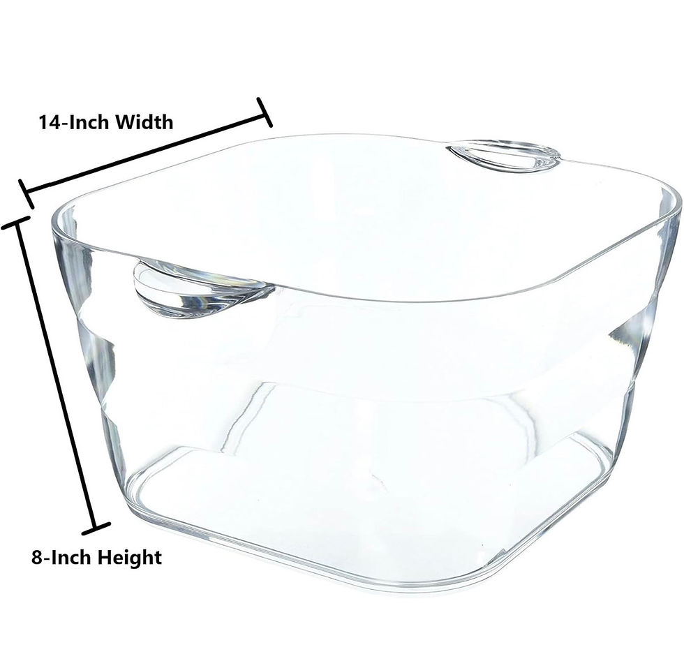 Thumbnail: Clear Acrylic Beverage Tub