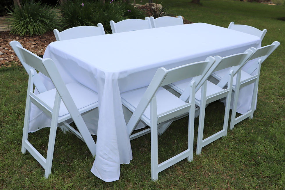 Thumbnail: 6' Tablecloth w/ Floor Drop