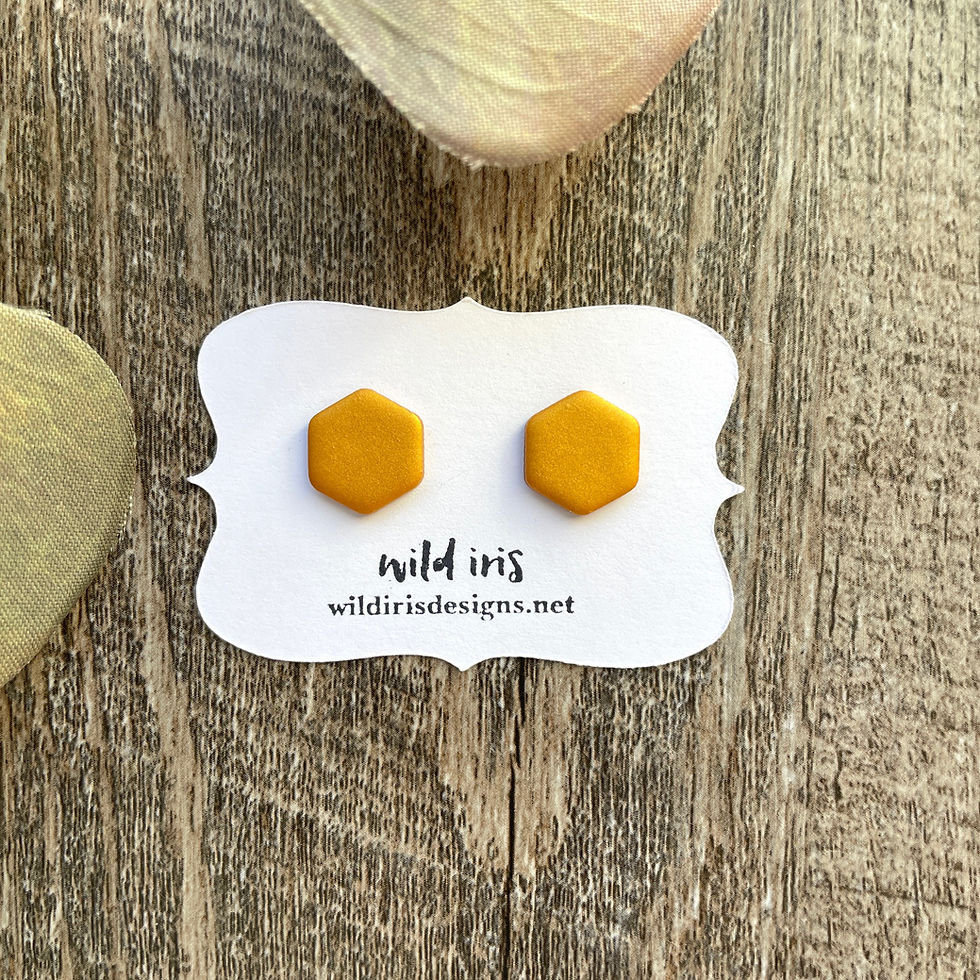 Thumbnail: Metallic Clay Studs