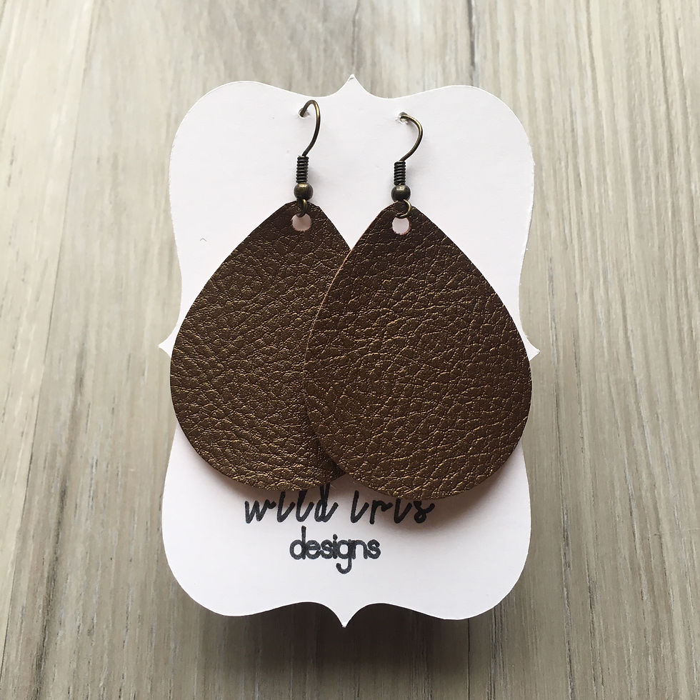 Thumbnail: Classic Pebbled Metallic Teardrops - Medium