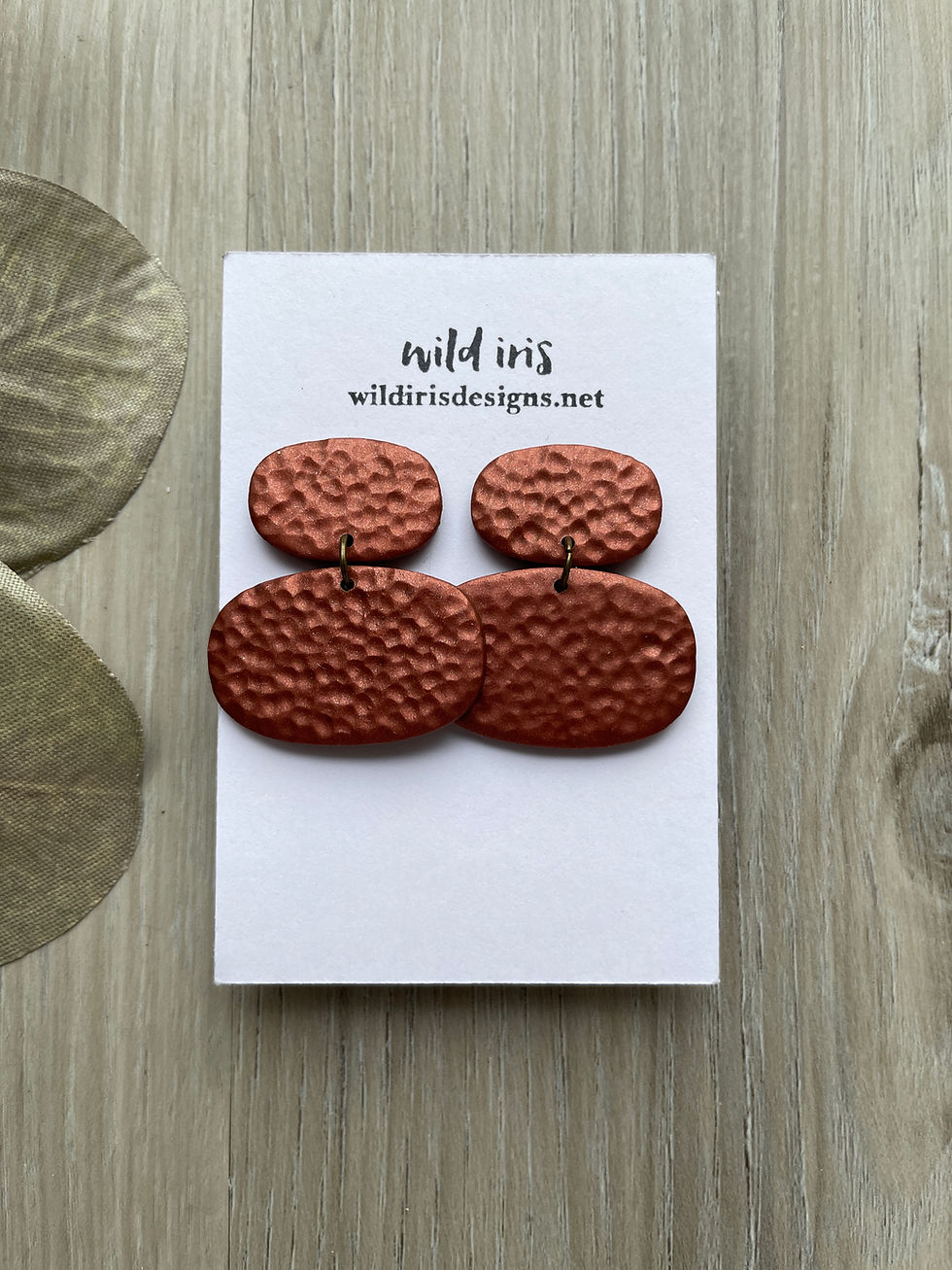 Thumbnail: Hammered Metals ~ Stacked Ovals