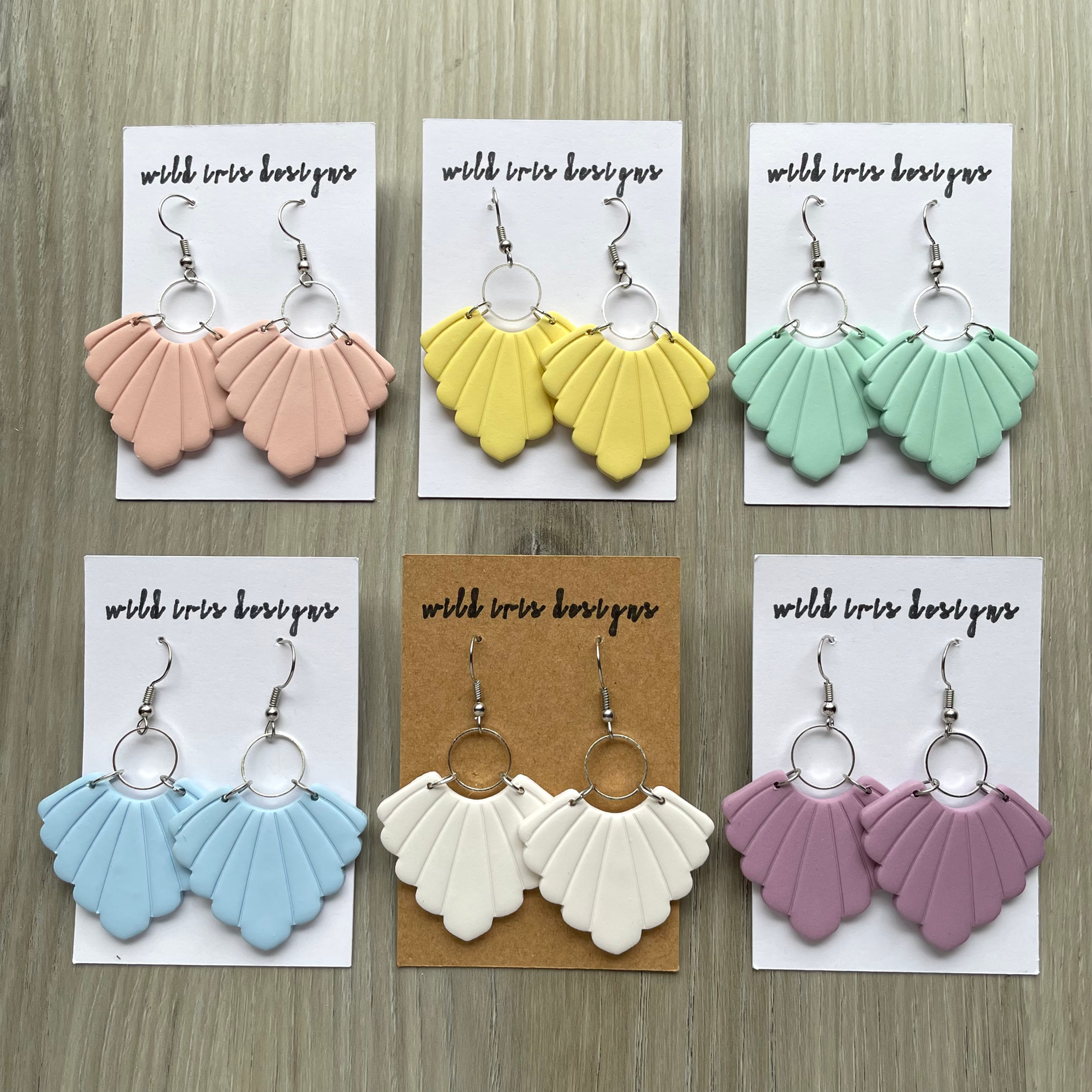 Fan Dangles ~ Spring Colors