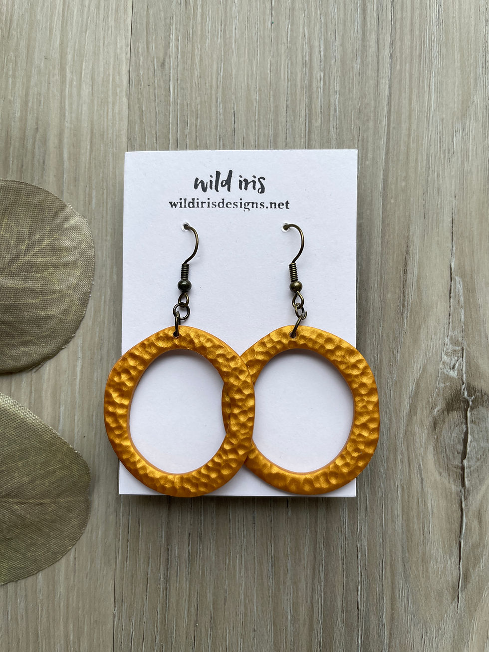 Thumbnail: Hammered Metals ~ Abstract Hoops