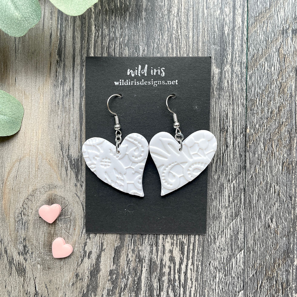 Thumbnail: Lace Heart Dangles