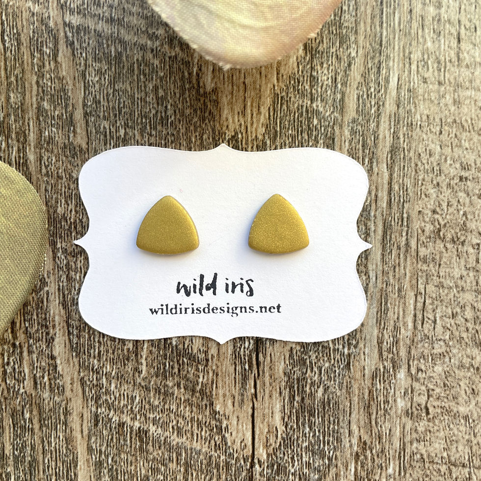 Thumbnail: Metallic Clay Studs