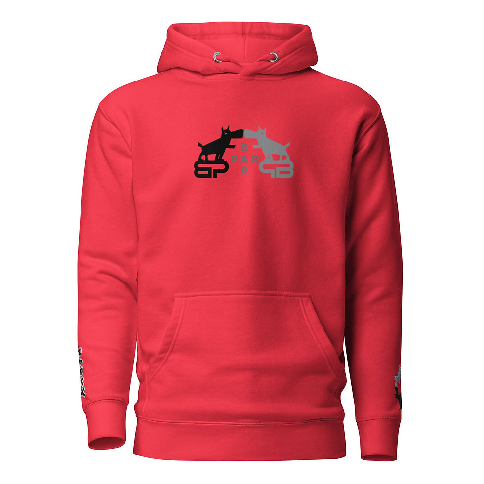 Thumbnail: Double Barky BAR PAR Premium Hoodie