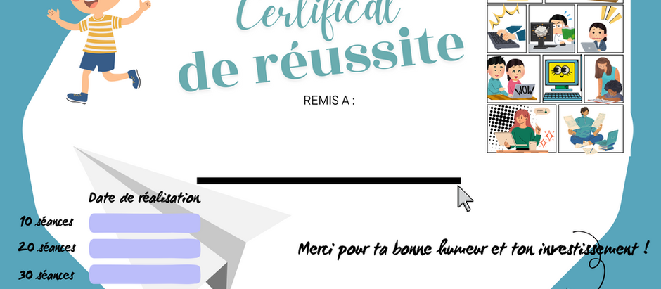 Féliciter votre enfant dans le suivi ?