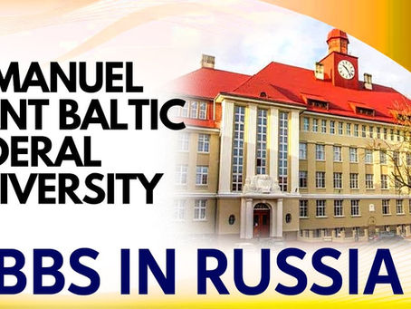Immanuel Kant Baltic Federal University: MBBS Abroad Without Donation