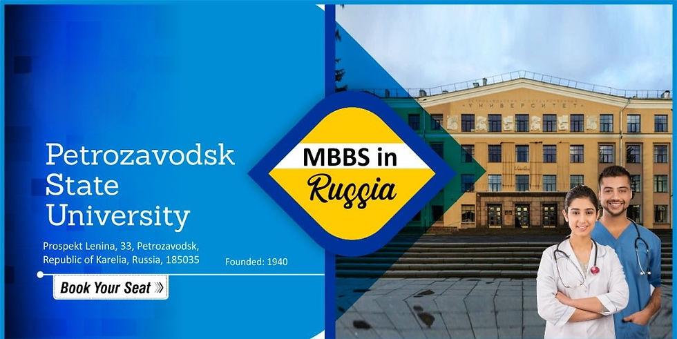 Study MBBS at NMC and WHO-approved Petrozavodsk State Medical University. Easy and hassle-free admission at one of Russia’s leading medical schools. No more delay!