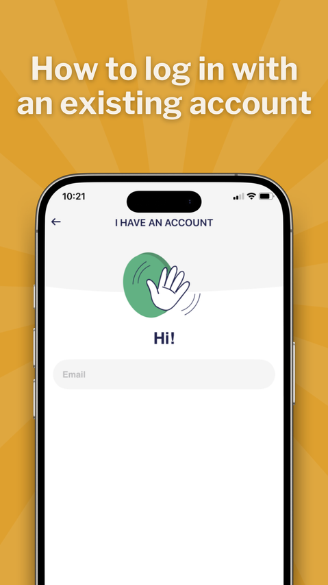 Tutorial:How to log in with an existing account