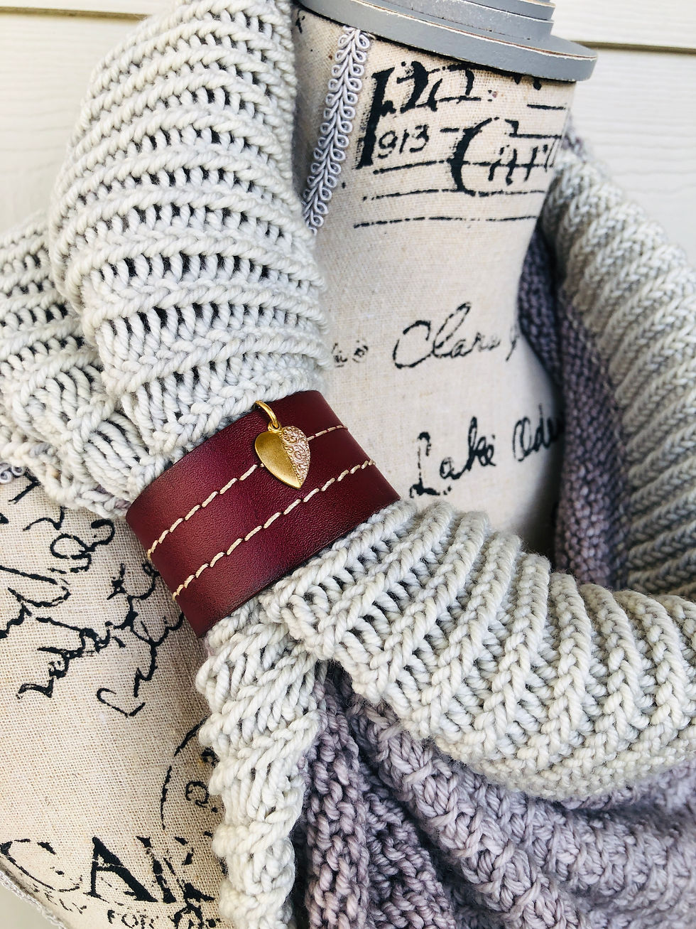 Thumbnail: Winter Collar Shawl Knitting Pattern Industrial Whimsy