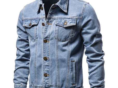100% Cotton Denim Trucker Jacket
