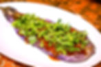 EGGPLANT WITH TANGY SAUCE