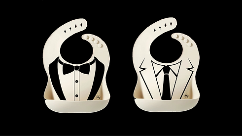 Bib Boss silicon baby bibs by H3® 
