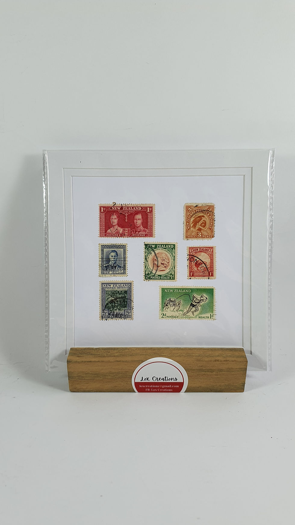 Pre-Decimal - Mixed Blue/Green/Red/Brown Stamps