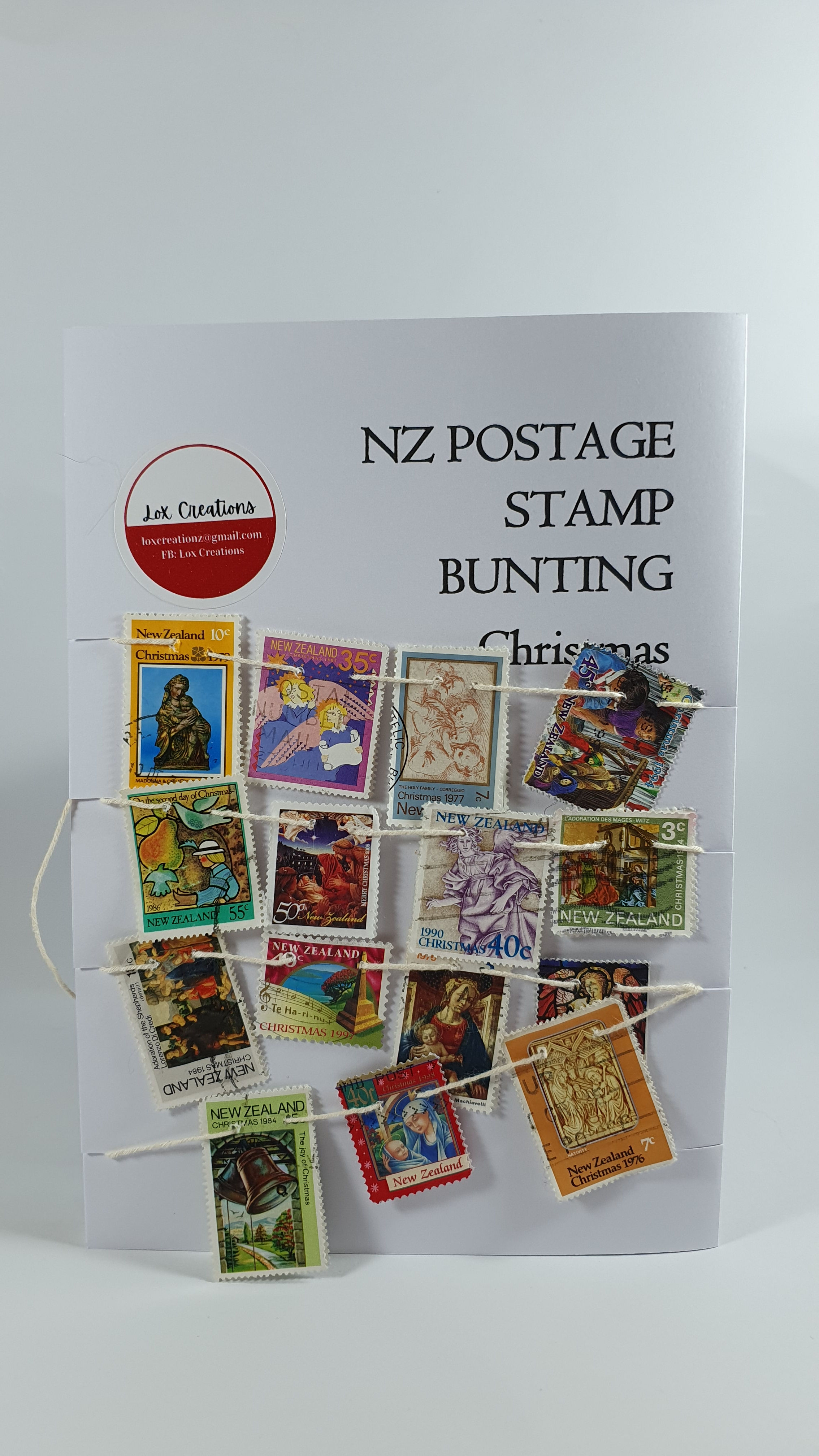 Bunting - Christmas, Mixed Colours