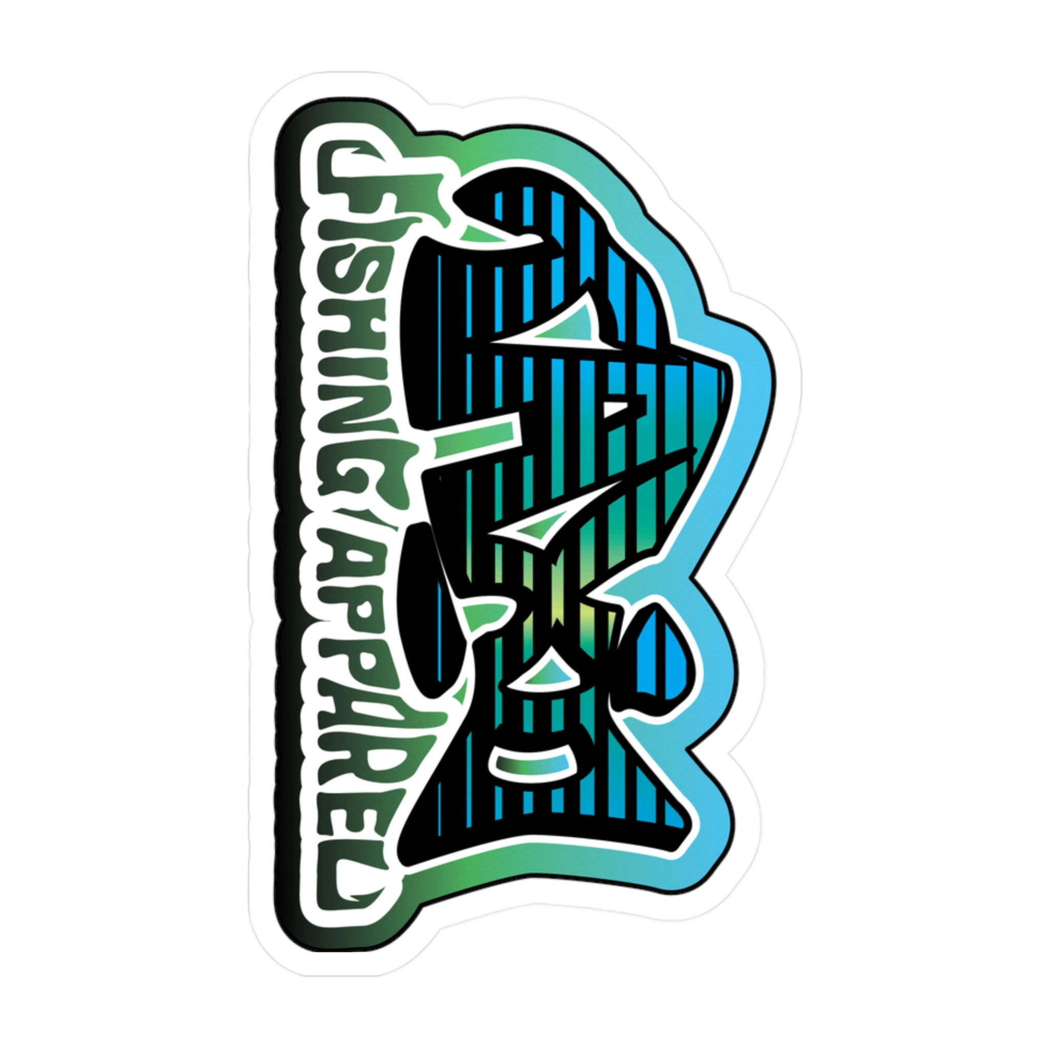 TAXD Fishing Apparel Logo2 Vinyl Decals