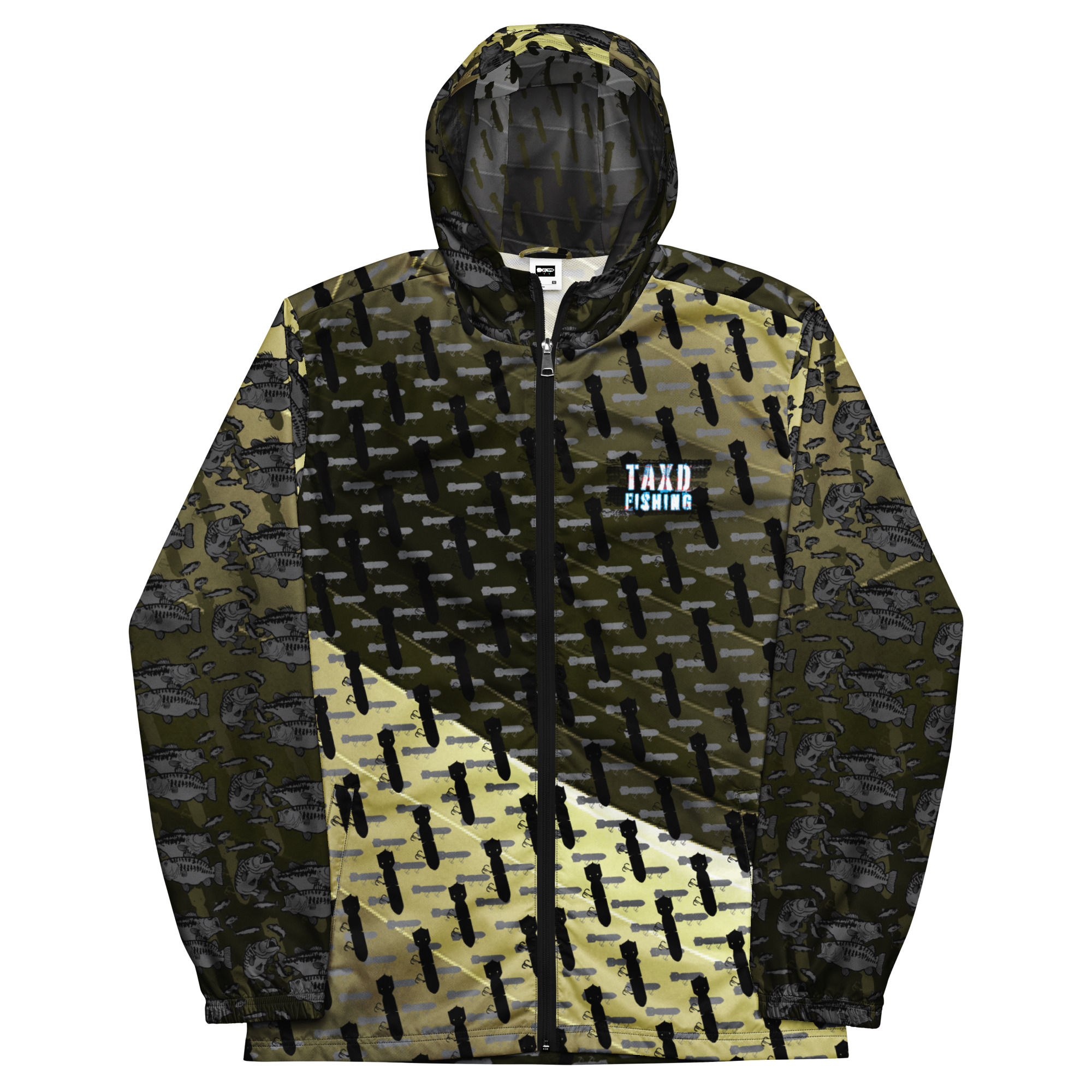 Bombs Away/Bass Feeding Frenzy(Bass Green) Windbreaker