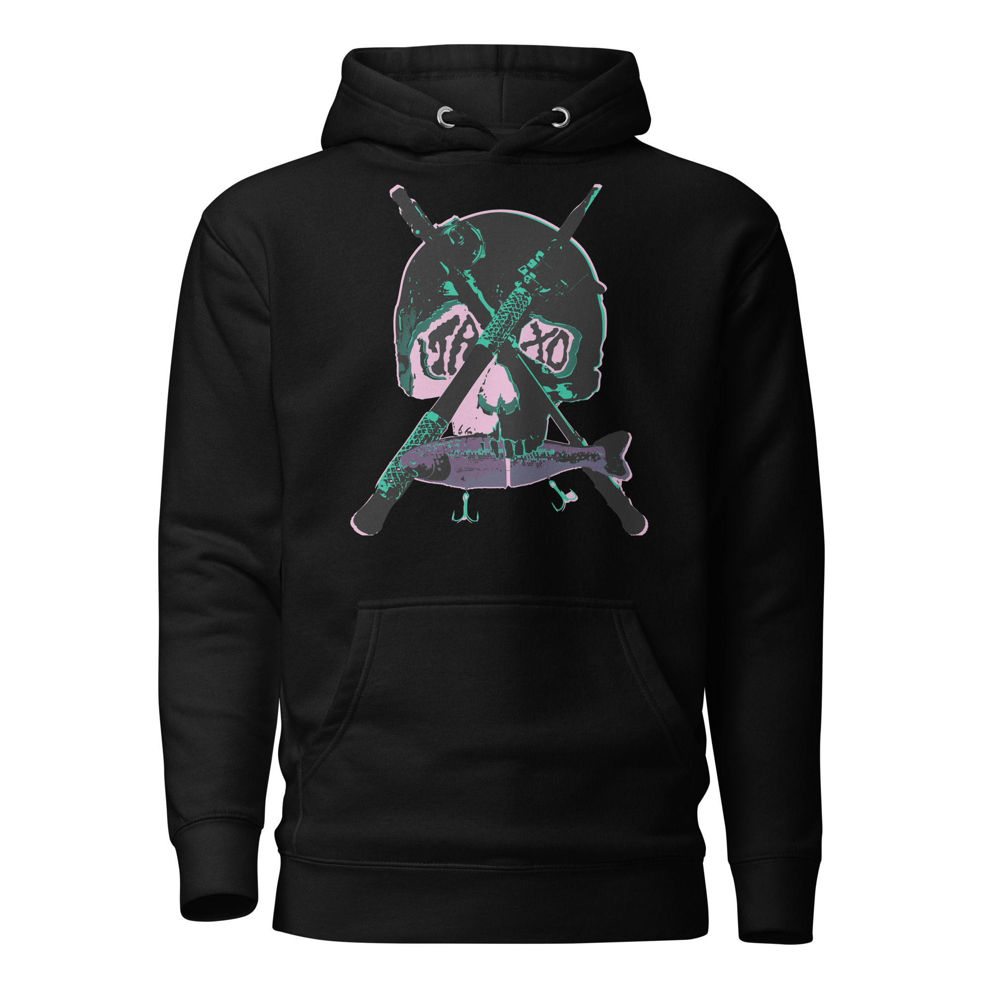 Skull and Cross-Rods v3 Hoodie