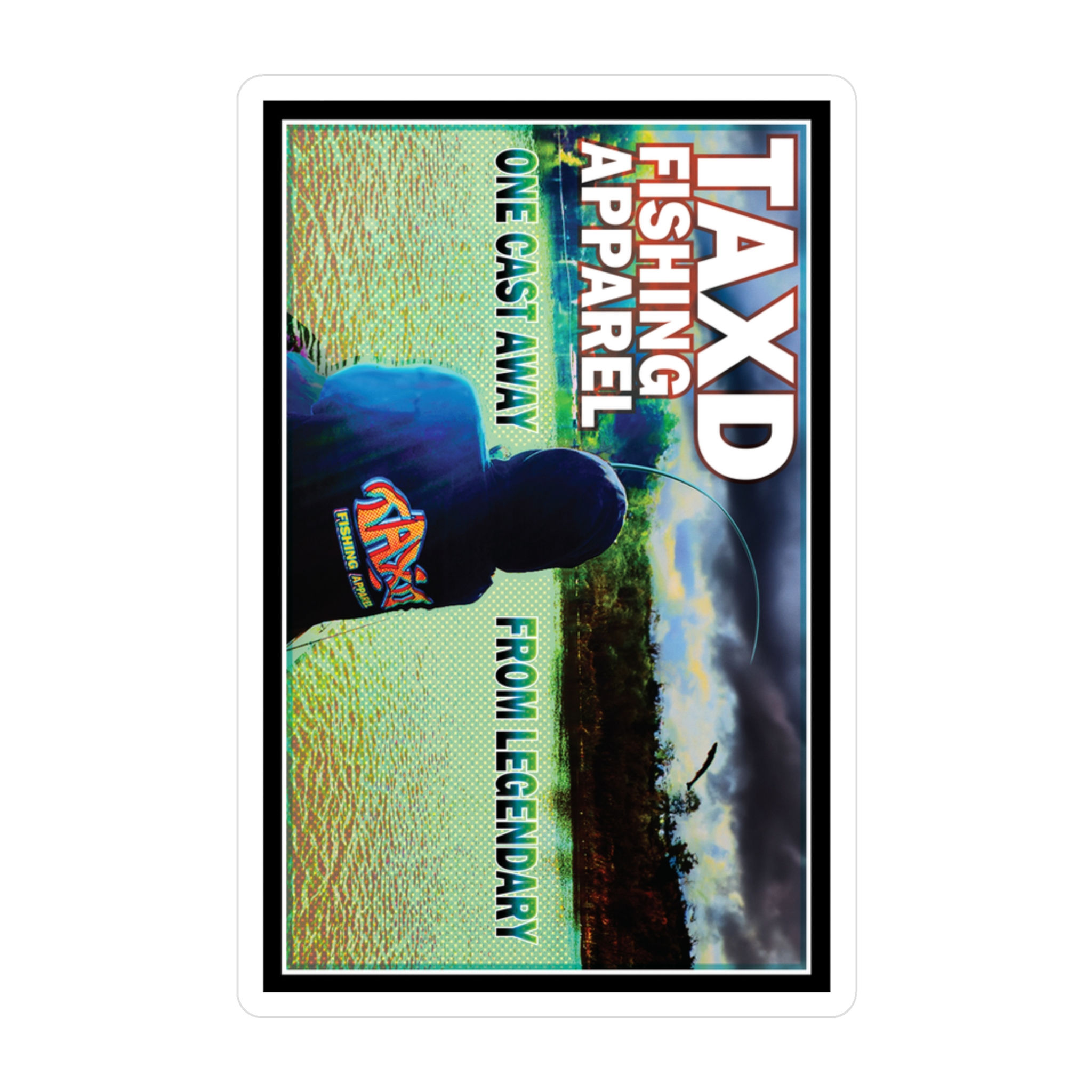 TAXD Fishing Legendary Cast Vinyl Decals