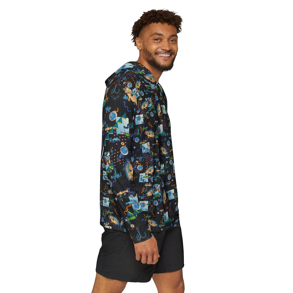 Thumbnail: TAXD Fishing 90s Pattern 1/Black Sun Shirt