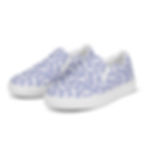 Thumbnail: BassxTrout Pattern(Blue) Men’s slip-on canvas shoes