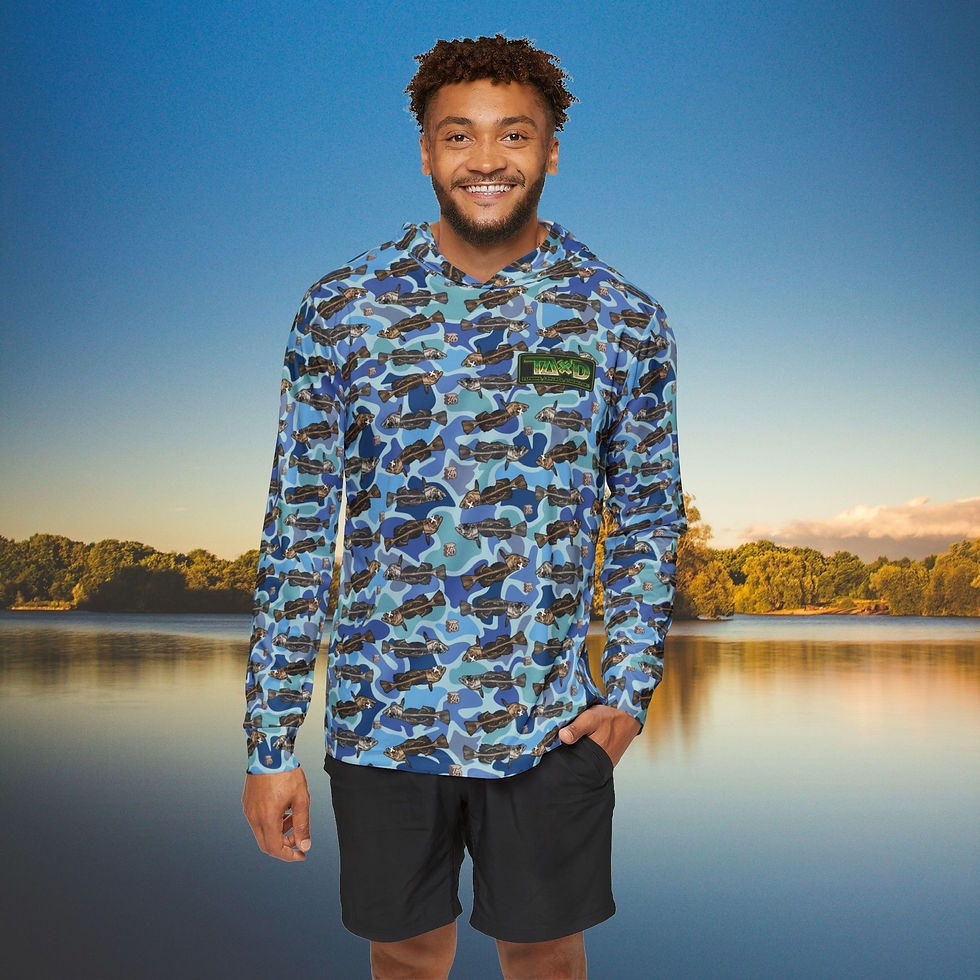 Thumbnail: Bass Skelly Sun Shirt(Blue Camo)