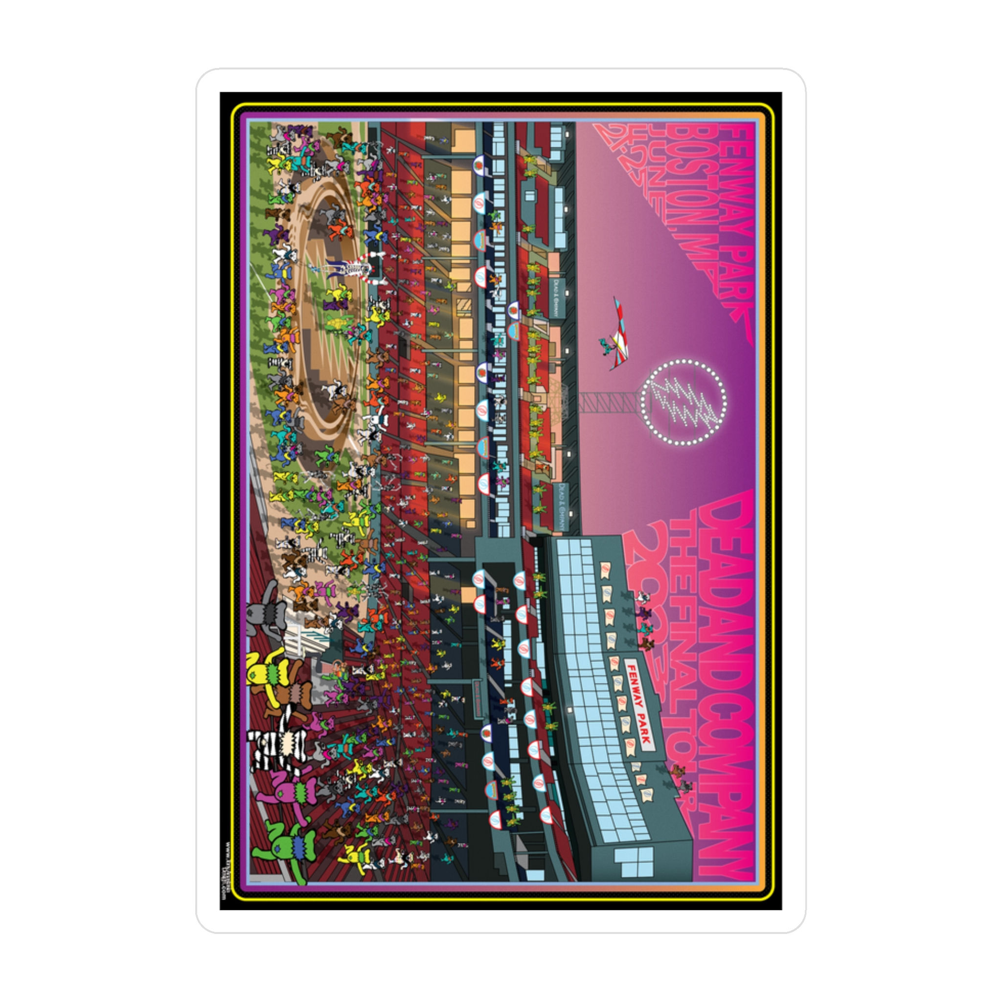 Dead and Co @ Fenway Vinyl Decals
