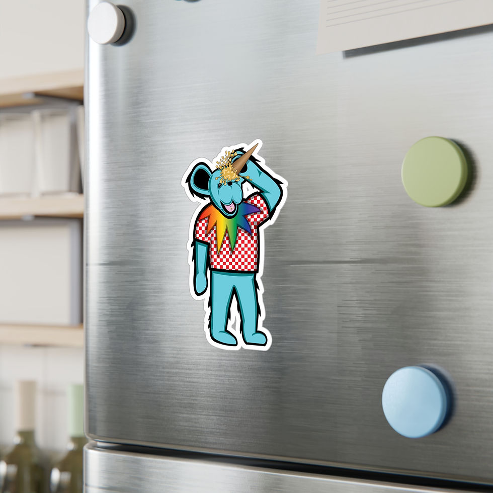 Thumbnail: Ice Cream Bear Vinyl Decals