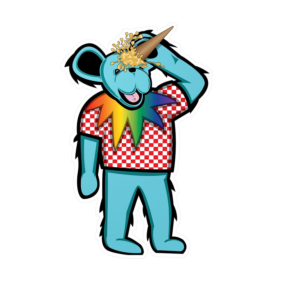 Thumbnail: Ice Cream Bear Vinyl Decals