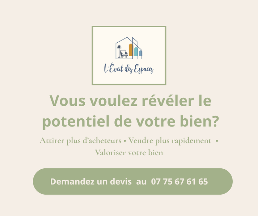 Appel à l’action pour un projet de home staging et valorisation immobilière avec demande de devis pour vendre plus rapidement.
