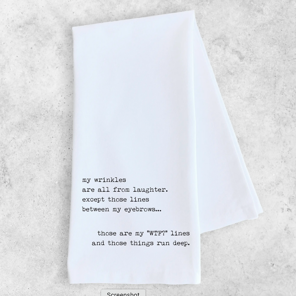 Those are My WTF Lines Towel