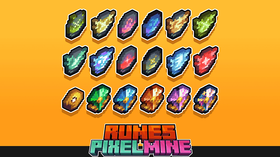 Magic Rune Designs Minecraft Runes Graphics | Pixel Mine