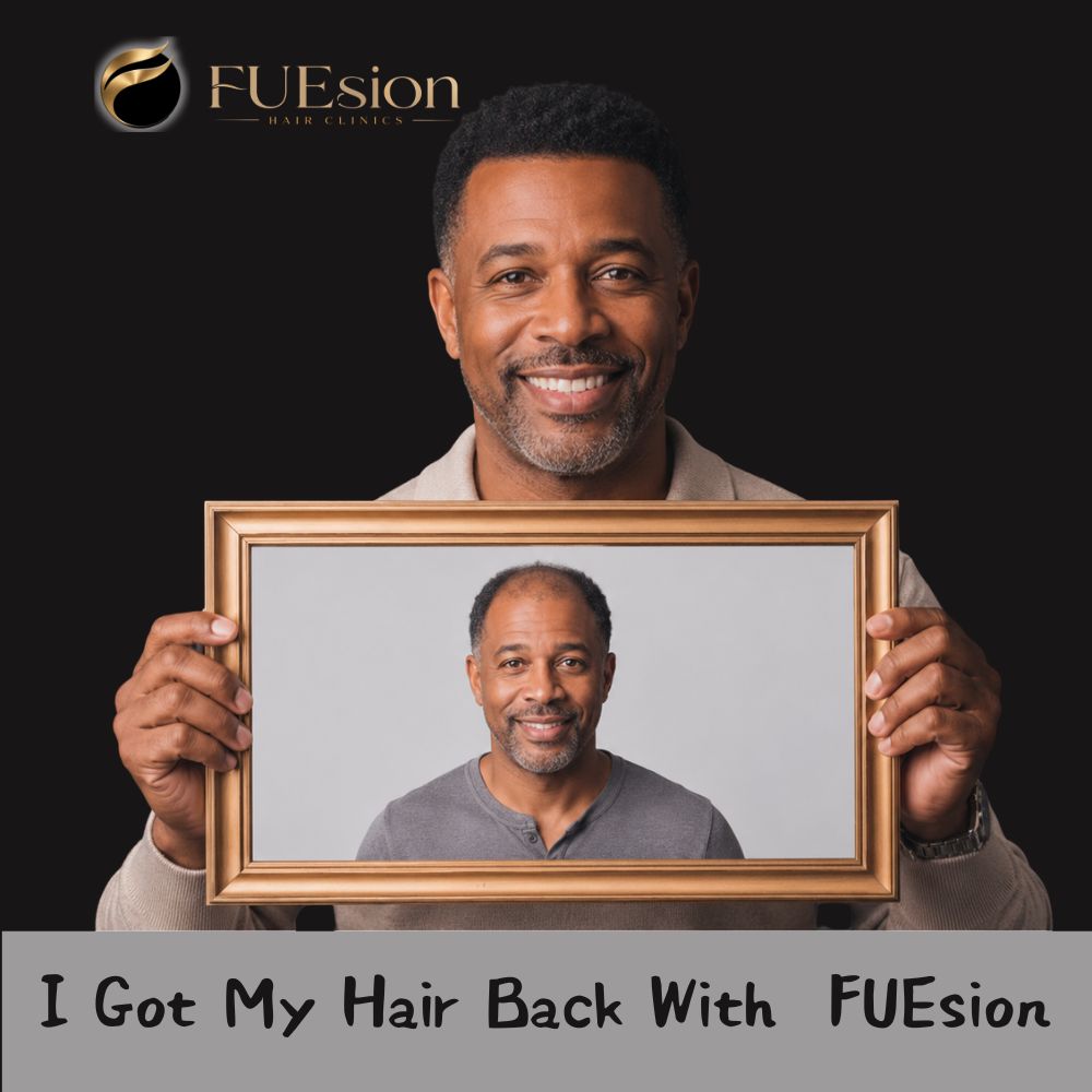 FUEsion hair transplant patient result