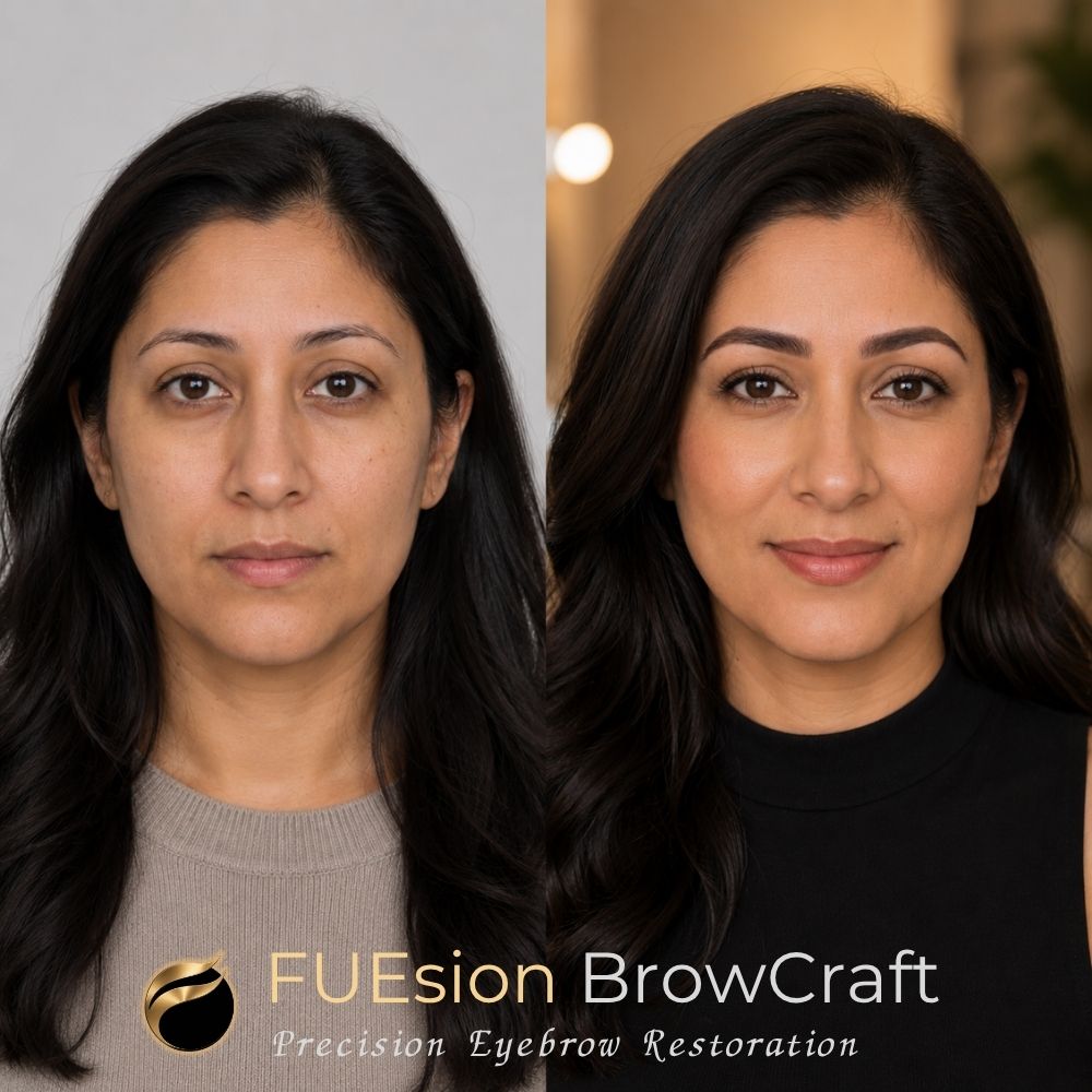 BrowCraft eyebrow restoration result