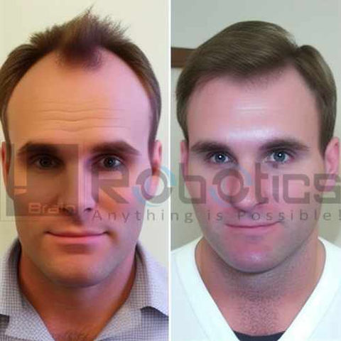 HARRTS FUEsion X Robotic Hair Transplant Before and After Image -4