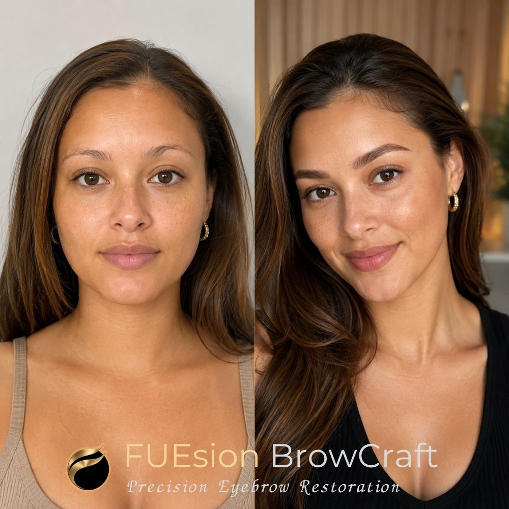 BrowCraft eyebrow restoration result