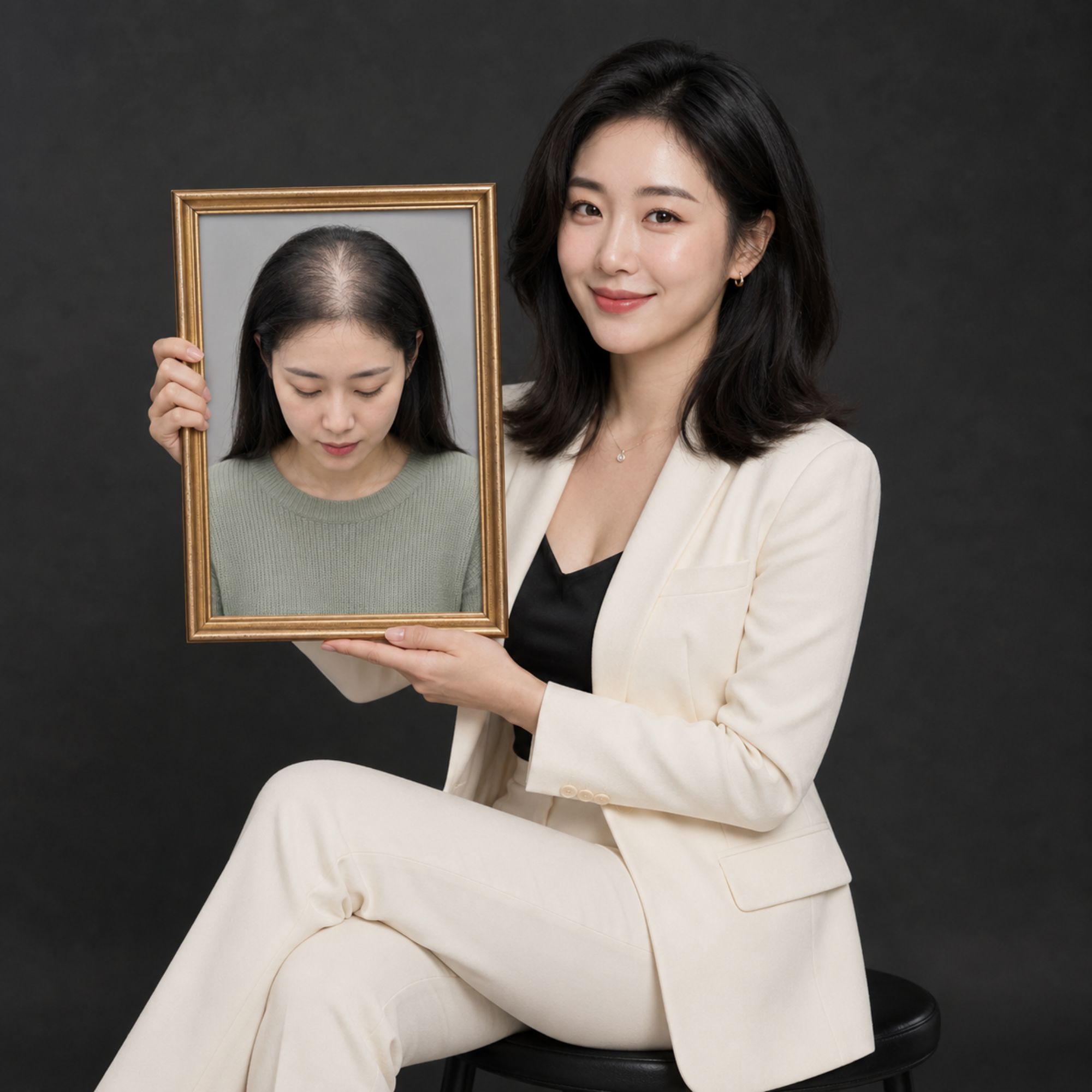 Female hair restoration result — FUEsion For Her