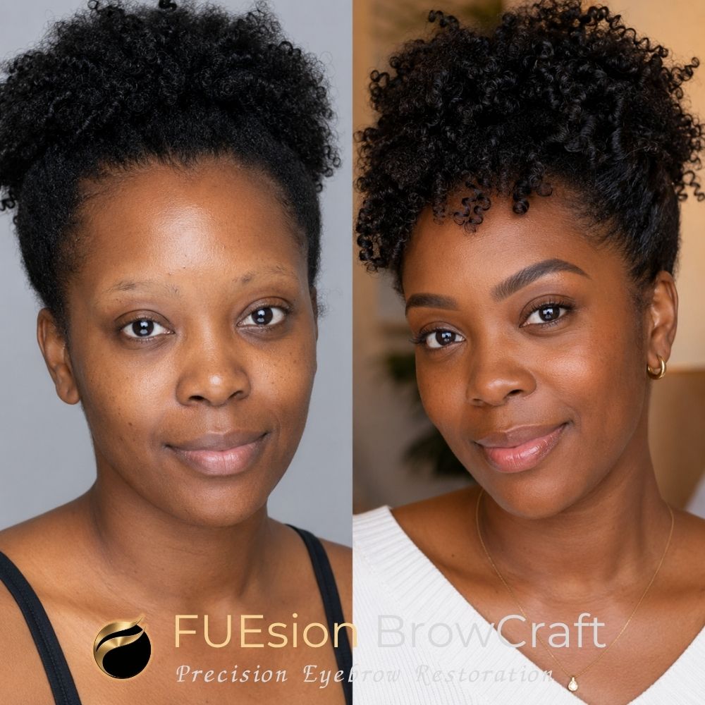 BrowCraft eyebrow restoration result
