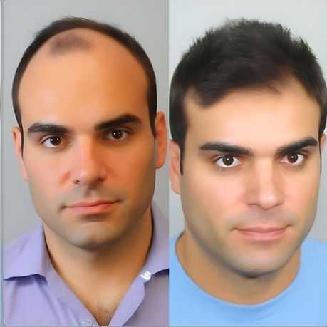 Best Hair Transplant Beverly Hills - FUEsion Hair Clinics - Hair Transplant Result