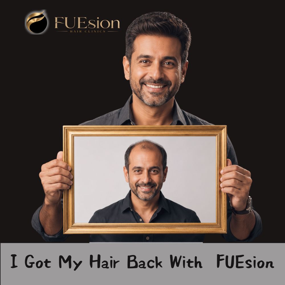 FUEsion hair transplant patient result