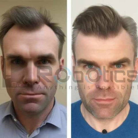 HARRTS FUEsion X Robotic Hair Transplant Before and After Image -19