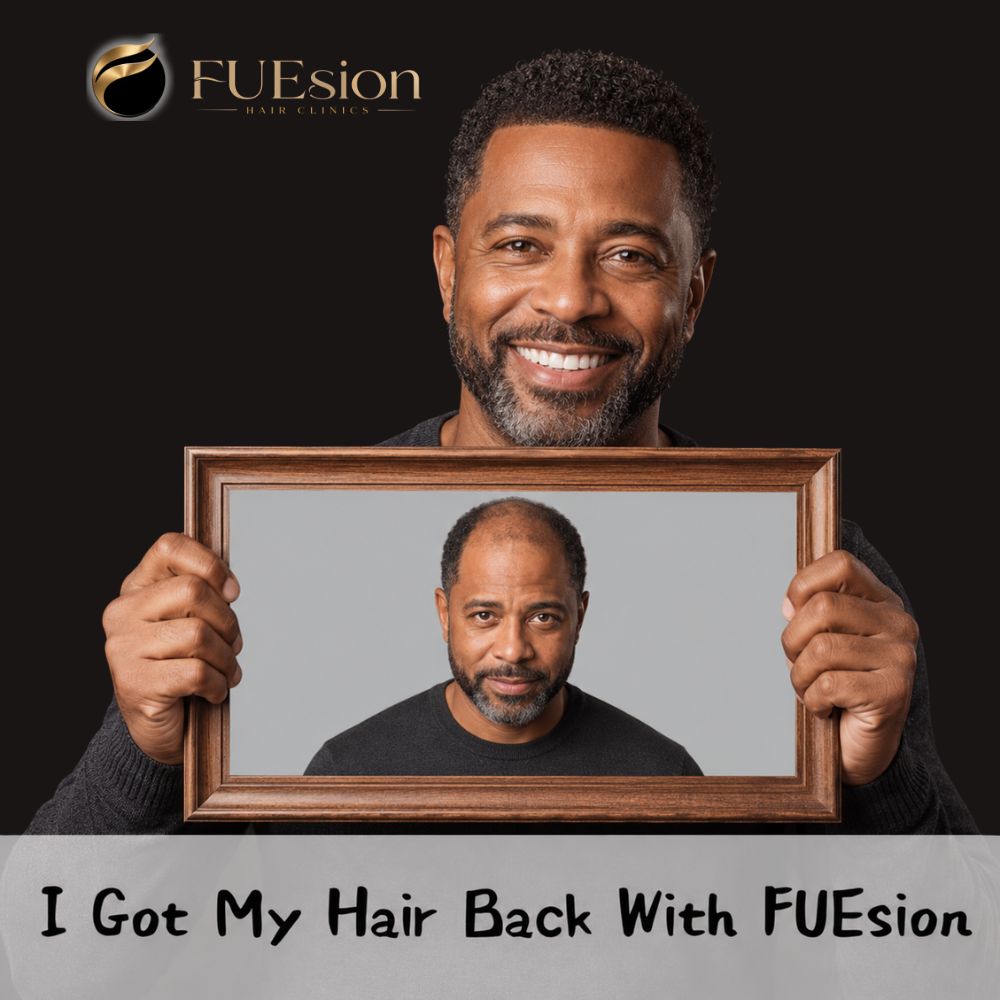 FUEsion hair transplant patient result