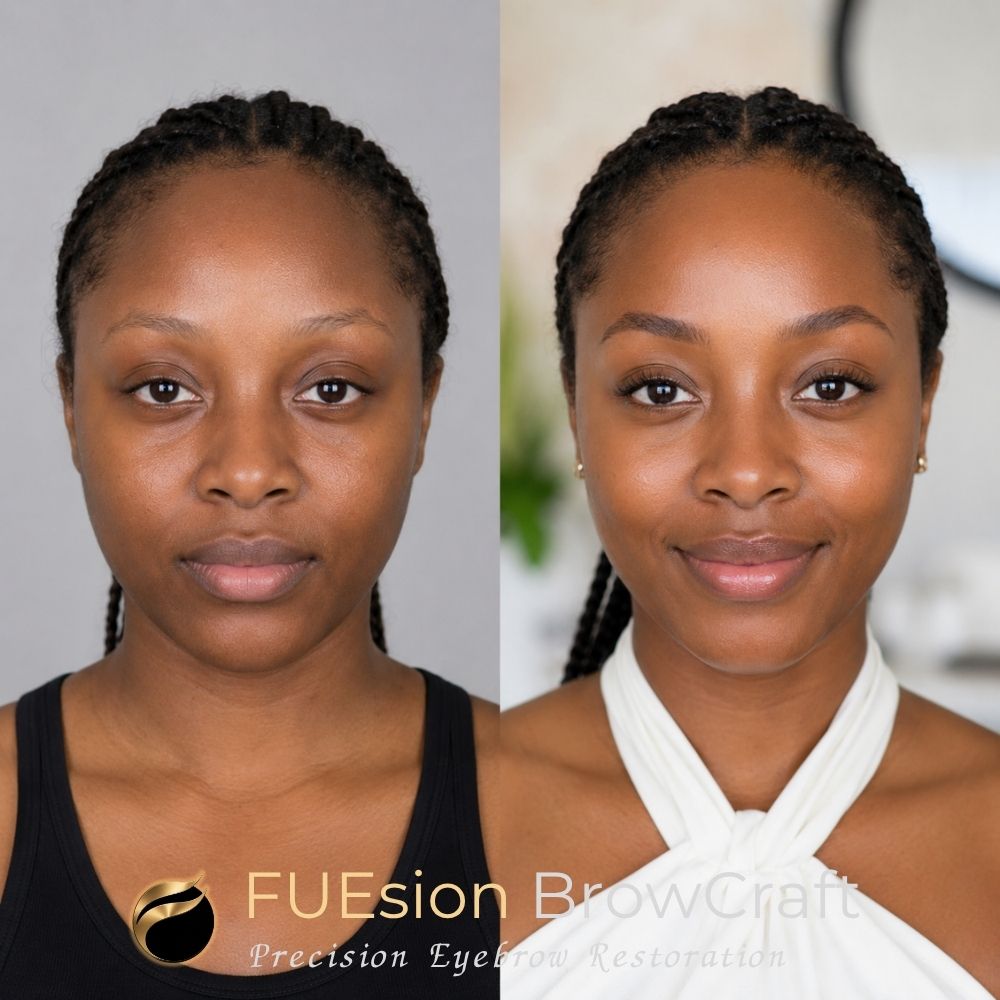 BrowCraft eyebrow restoration result