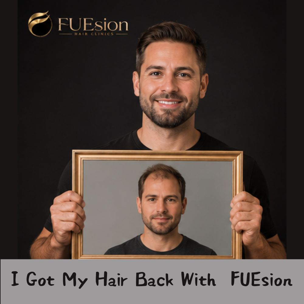 FUEsion hair transplant patient result