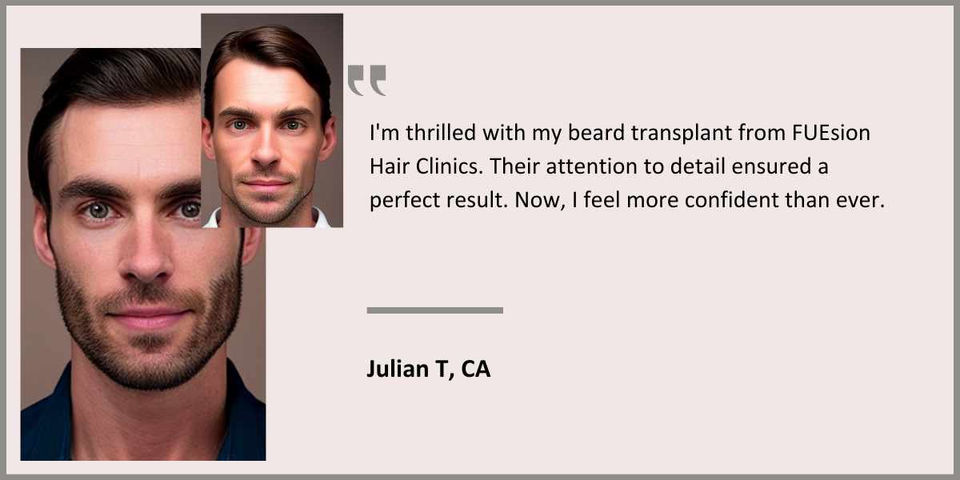 FUEsion Hair Clinics - Beard Transplant Testimonial