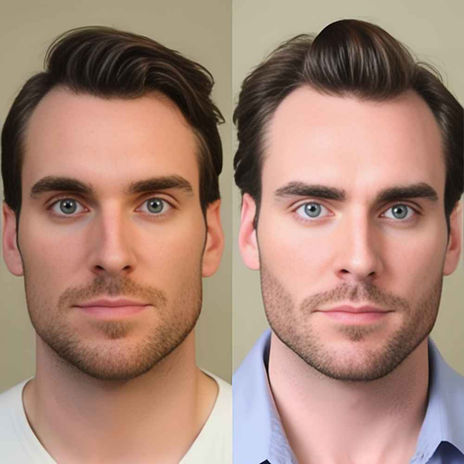 FUEsion Hair Clinics - Beard Transplant Before And After
