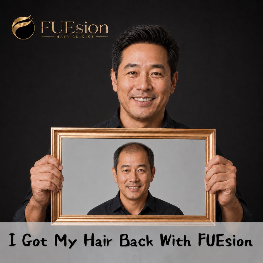 FUEsion hair transplant patient result
