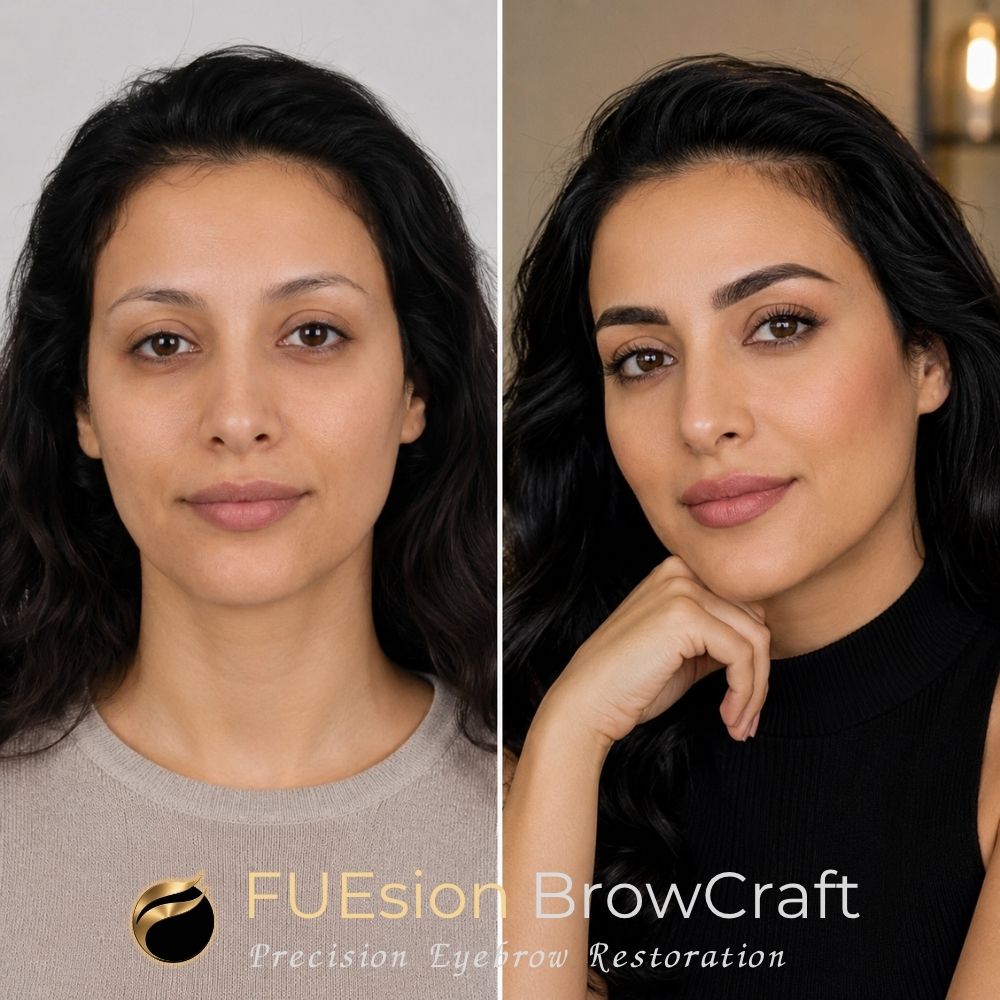 BrowCraft eyebrow restoration result